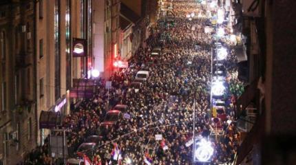 Один из пяти миллионов. Протесты в Сербии Один из пяти миллионов. Протесты в Сербии
