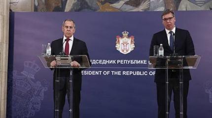 Вучич расстроился после разговора с Лавровым Вучич расстроился после разговора с Лавровым