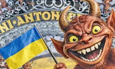 Бесы осквернили Лавру мовной вывеской