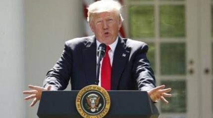 Трампу показали "средний палец" Трампу показали "средний палец"