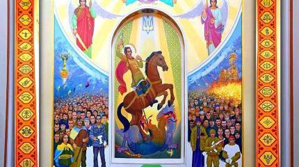 На иконах «Киевского патриархата» появились свастика, автоматы и Нуланд На иконах «Киевского патриархата» появились свастика, автоматы и Нуланд