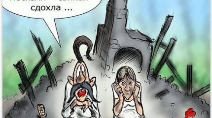 Зато у соседа-москаля свинья сдохла... Зато у соседа-москаля свинья сдохла...