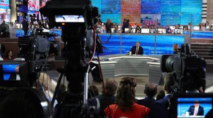 Как проходили "Прямые линии" с Владимиром Путиным