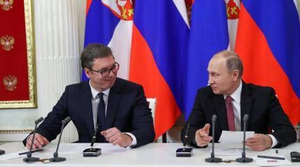 Путин — Вучич: Запад не позволит Кремлю защитить Сербию Путин — Вучич: Запад не позволит Кремлю защитить Сербию