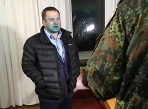В Кривом Роге озеленили главу избиркома В Кривом Роге озеленили главу избиркома