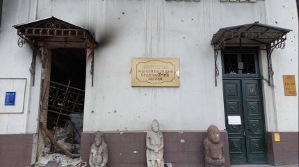 Нацисты уничтожили музей в Мариуполе, но самые ценные экспонаты спасены Нацисты уничтожили музей в Мариуполе, но самые ценные экспонаты спасены
