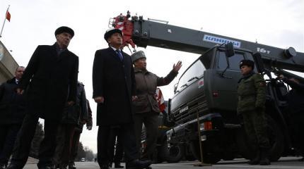 Киргизские рубежи продолжают укрепляться с помощью России