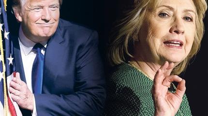 С Клинтон проще, с Трампом веселее С Клинтон проще, с Трампом веселее