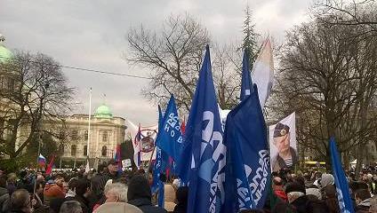 АнтиНАТО-митинг в Сербии АнтиНАТО-митинг в Сербии