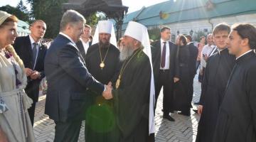 Как Порошенко примазывается к инициативе главы УПЦ митрополита Онуфрия