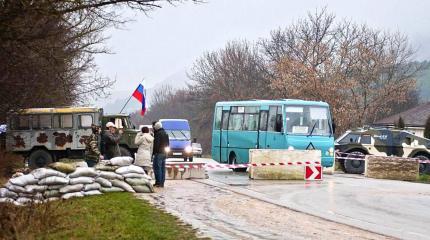 Украина недоумевает: зачем Россия убирает блокпосты на границе с Крымом