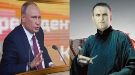 Шоу "Путин 4.0" и Навальный в роли Волан-де-Морта Шоу "Путин 4.0" и Навальный в роли Волан-де-Морта
