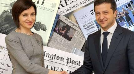 Президенты Украины и Молдовы скоординировали действия против России