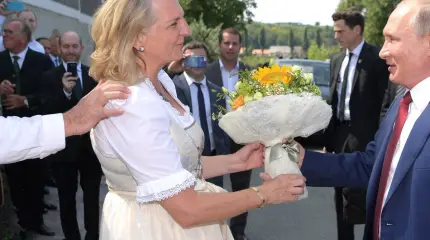 Меркель приревновала Путина к Австрии Меркель приревновала Путина к Австрии