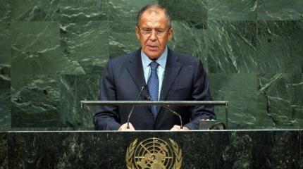 В Нью-Йорке Лавров озвучил позицию России по Донбассу В Нью-Йорке Лавров озвучил позицию России по Донбассу