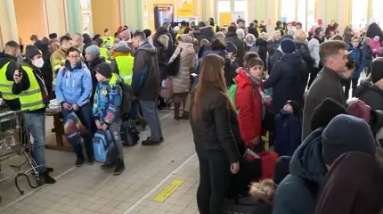 Украинские беженцы удивлены условиями их содержания в Польше Украинские беженцы удивлены условиями их содержания в Польше