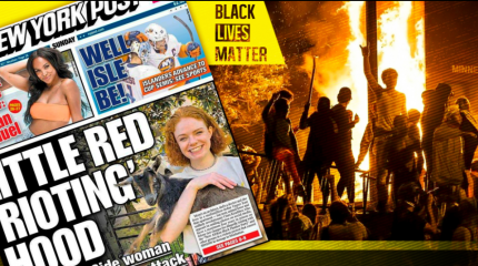 Дочь белых миллионеров возглавила вандалов из Black Lives Matter Дочь белых миллионеров возглавила вандалов из Black Lives Matter
