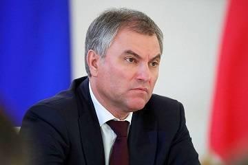 Володин объяснил, как США разрушили Украину