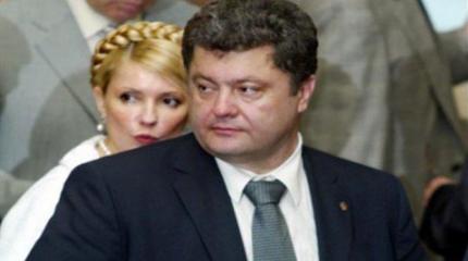 Тимошенко и Порошенко, как паучиха с пауком банке Тимошенко и Порошенко, как паучиха с пауком банке