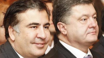 Порошенко украл у Саакашвили идею референдума по НАТО Порошенко украл у Саакашвили идею референдума по НАТО