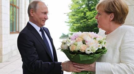 Четыре часа переговоров Путина и Меркель про безальтернативность