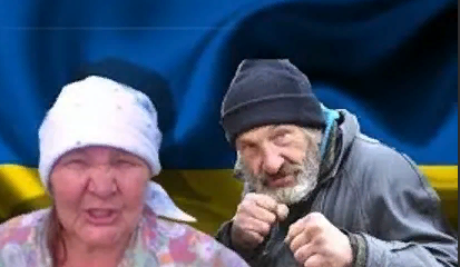 На Украине люди готовы разорвать друг друга за бесплатную еду На Украине люди готовы разорвать друг друга за бесплатную еду