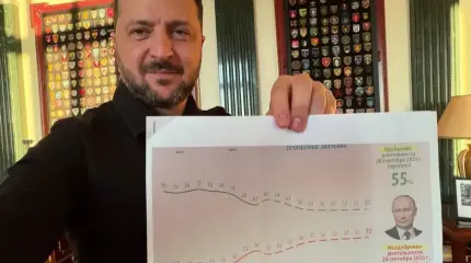 Зеленский после "открытого письма" публикует отчеты со "стола Путина"