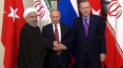 Путин, Эрдоган и Рухани хотят "сверить часы" по Сирии Путин, Эрдоган и Рухани хотят "сверить часы" по Сирии