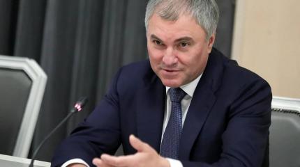 "Кто может в эту глупость поверить?!". Володин об отравлении Навального