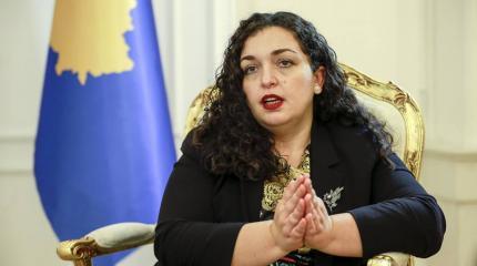 Глава Косово Вьоса Османи: Мы должны показать силу России Глава Косово Вьоса Османи: Мы должны показать силу России