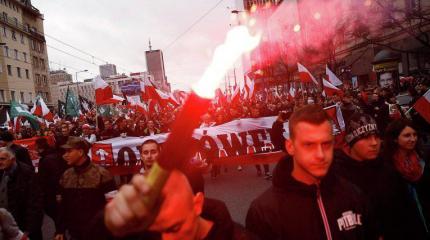 Истерия поляков: осквернен Памятник благодарности солдатам Красной армии