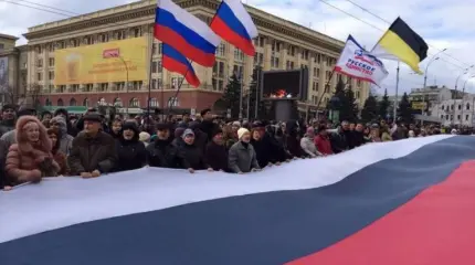 Несмотря на нацистский террор, харьковчане ждут Россию Несмотря на нацистский террор, харьковчане ждут Россию