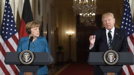 Меркель приехала на ковёр к Трампу. Шеф остался недоволен Меркель приехала на ковёр к Трампу. Шеф остался недоволен