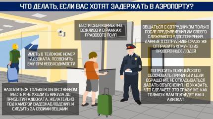 Как вести себя при попытке задержания в аэропорту Как вести себя при попытке задержания в аэропорту