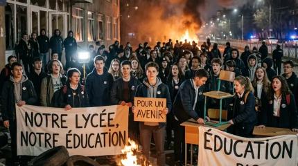 Революция зумеров во Франции: горят школы, тысячи учащихся скрутила полиция