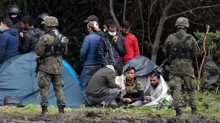 «Миграционная война» между ЕС и Белоруссией становится всё более жестокой «Миграционная война» между ЕС и Белоруссией становится всё более жестокой