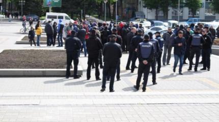 В Ровно разогнали митинг за создание «республики»