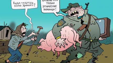 Война на Украине: мародерство, рэкет и нищие люди Война на Украине: мародерство, рэкет и нищие люди