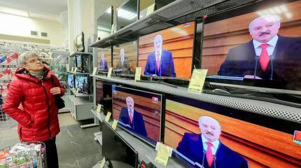 Телевидение Лукашенко развязывает антироссийскую медиа войну Телевидение Лукашенко развязывает антироссийскую медиа войну
