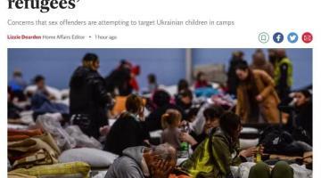 Британские педофилы охотятся на украинских детей-беженцев
