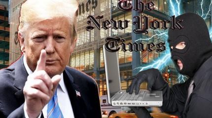 Президент Дональд Трамп против The New York Times