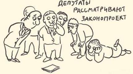 Народ не так глуп, как пытаются намалевать в своих законах наши депутаты Народ не так глуп, как пытаются намалевать в своих законах наши депутаты