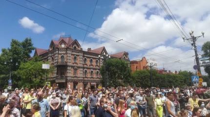 Соцсети: народ вышел не только за Фургала, но против Путина Соцсети: народ вышел не только за Фургала, но против Путина