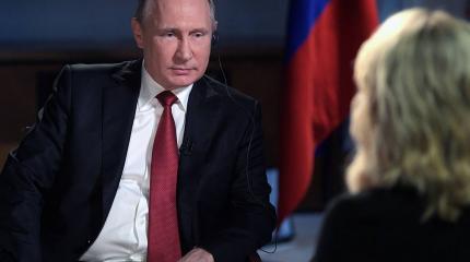 Интересные акценты в интервью Путина каналу NBC Интересные акценты в интервью Путина каналу NBC