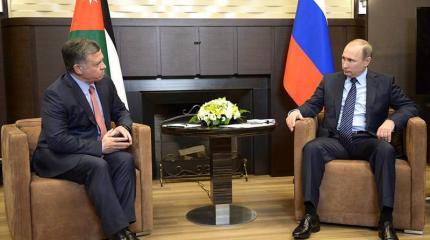 Владимир Путин обсудил урегулирование сирийского кризиса с королем Иордании Владимир Путин обсудил урегулирование сирийского кризиса с королем Иордании