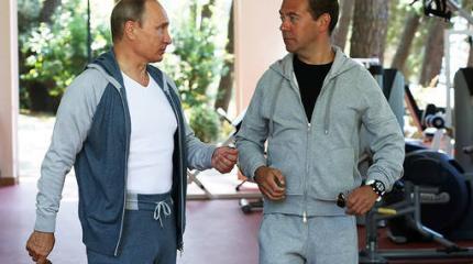 О чем Владимир Владимирович и Дмитрий Анатольевич спортом занимались? О чем Владимир Владимирович и Дмитрий Анатольевич спортом занимались?