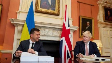 Украина — в цепких британских объятиях Украина — в цепких британских объятиях