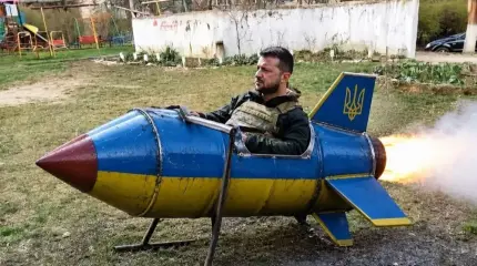 Удивительное путешествие Зеленского на ракете в Москву