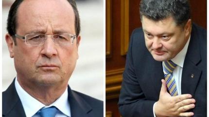 Олланд справедливо осадил Порошенко и заступился за Донбасс