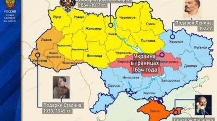 Украина состоит из подарков русских царей и советских генсеков Украина состоит из подарков русских царей и советских генсеков